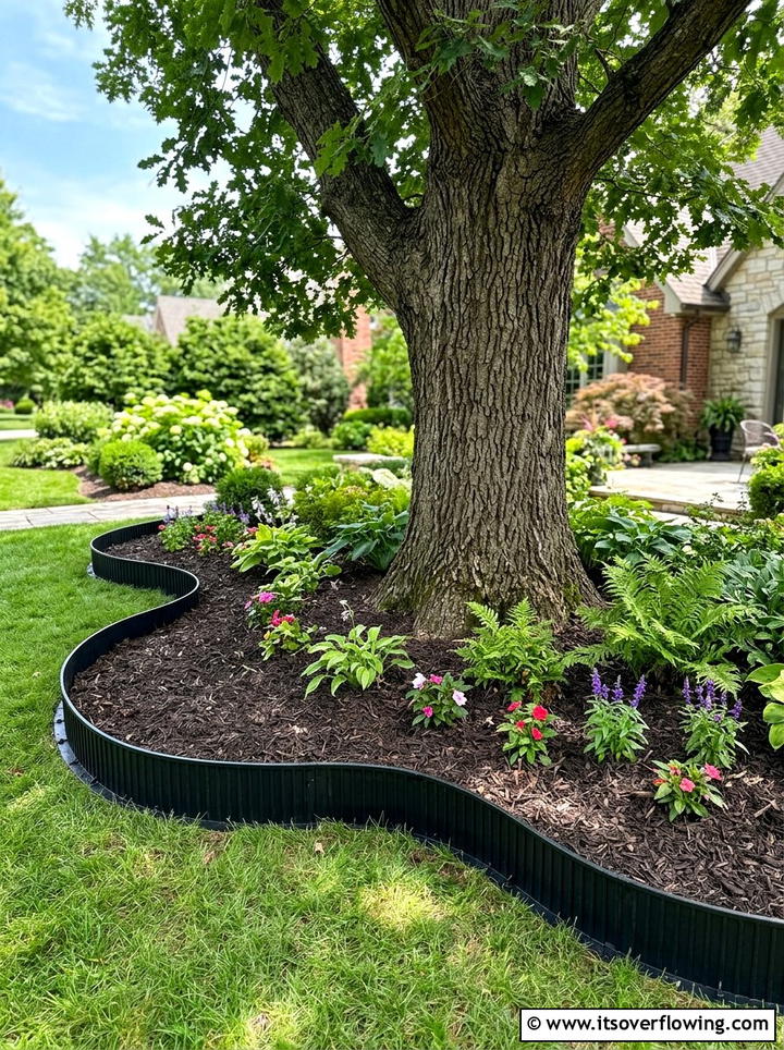 Plastic garden border - 25 garden ideas with edging