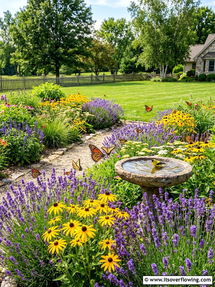 Pollinator Garden - 25 garden design ideas for beginners