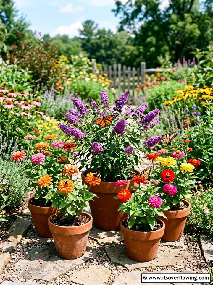 Pollinator Garden In Pots - 25 garden design ideas with container clusters