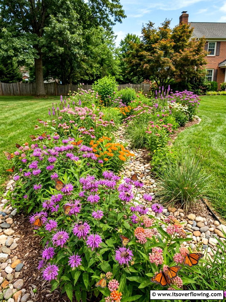 Pollinator Garden Plants - 25 backyard ideas with rain garden