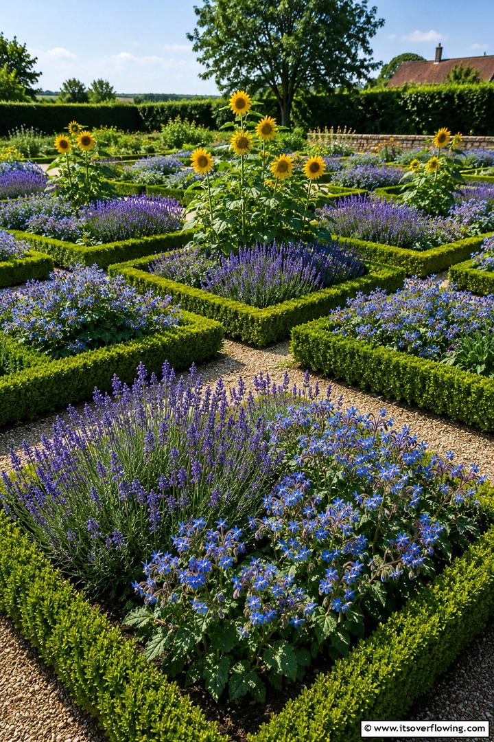 Pollinator Paradise - 30 Parterre Garden Ideas for Elegant Outdoor Spaces
