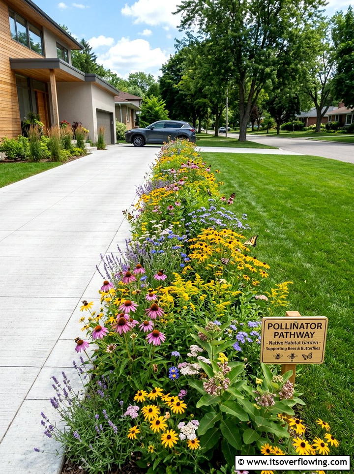 Pollinator Pathway - 25 backyard ideas with pollinator garden