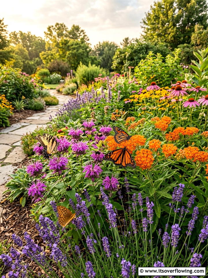 Pollinator garden flowers - 25 creative garden ideas with maximal flower color