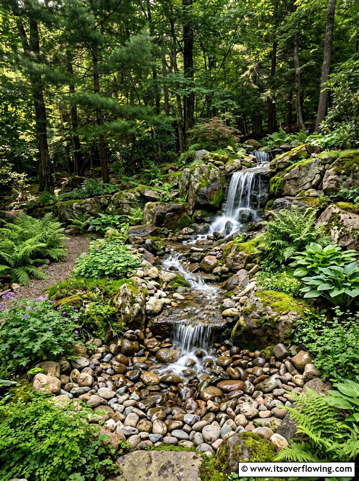 Pondless waterfall kit - 25 backyard ideas with water feature