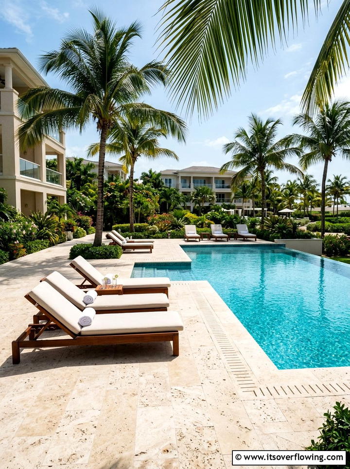 Pool Side Patio - 25 backyard ideas with patio