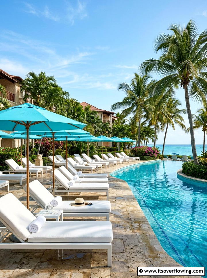 Poolside Lounge Area - 25 garden ideas for outdoor entertaining