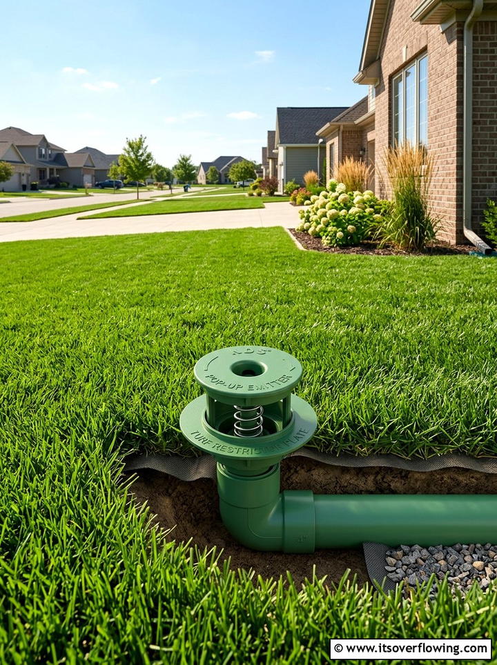Pop Up Emitter - 25 backyard ideas with drainage solutions