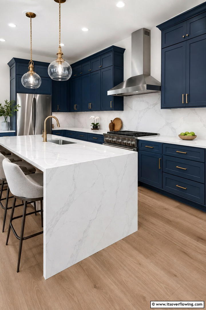 Popular Excellence of Quartz - 30 Quartz Kitchen Countertops for Modern & Durable Surfaces