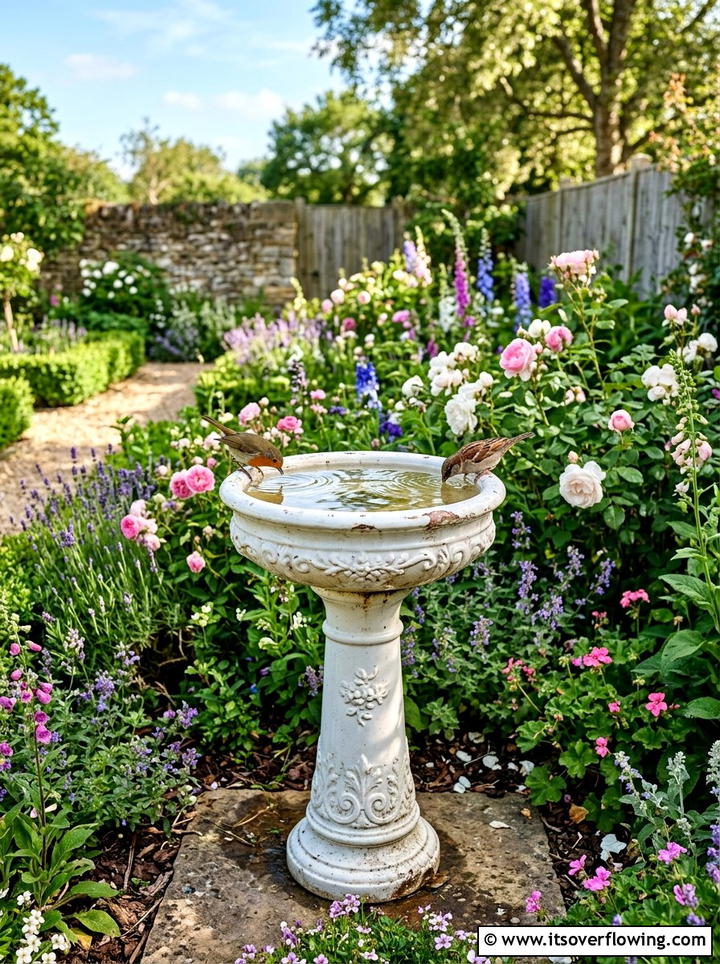Porcelain Pedestal Sink - 25 reusing old things ideas for rustic garden look