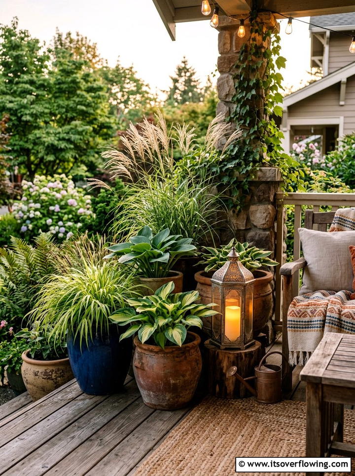 Porch Corner Garden Arrangement - 25 creative garden ideas for porches