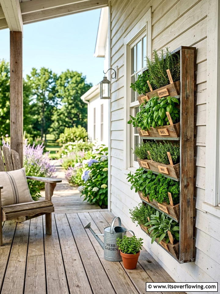 Porch Herb Garden - 25 front porch ideas with plants