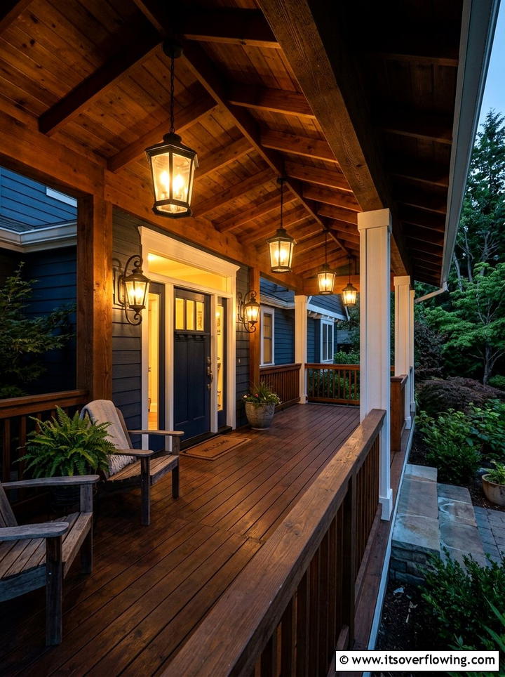 Porch Lighting - 25 front porch ideas