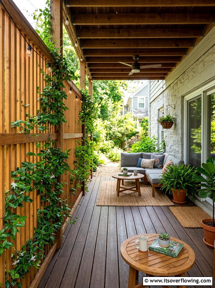 Porch Privacy Screen - 25 front porch ideas for covered porch