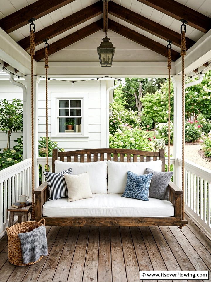 Porch Swing - 25 front porch ideas