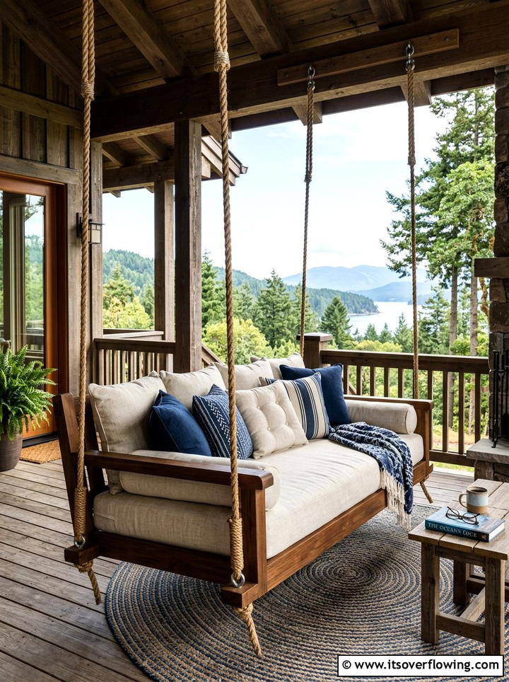 Porch Swing With Daybed - 25 front porch ideas for large porches