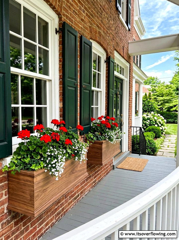 Porch Window Boxes - 25 front porch ideas with plants