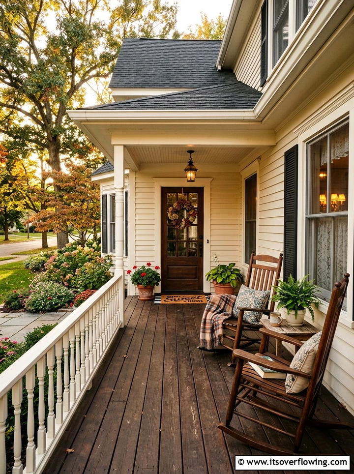 Porch With Rocking Chairs - 25 front porch ideas with doormat