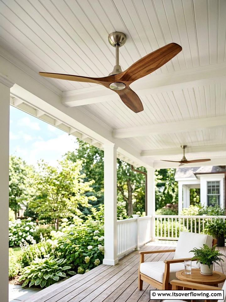 Porch ceiling fans - 25 front porch ideas for small porches