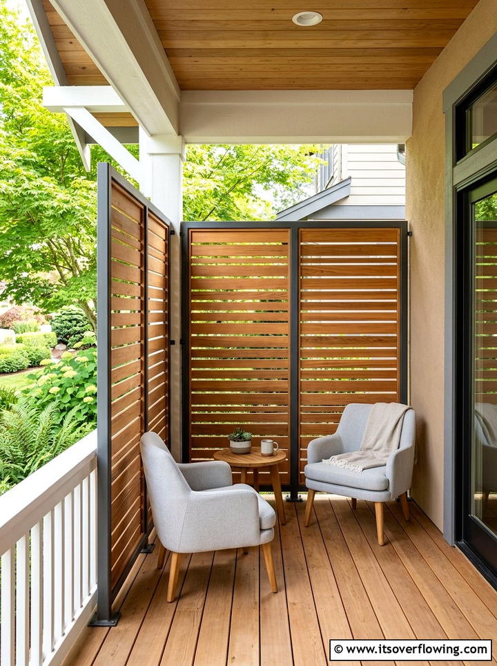 Porch privacy screens - 25 front porch ideas for small porches