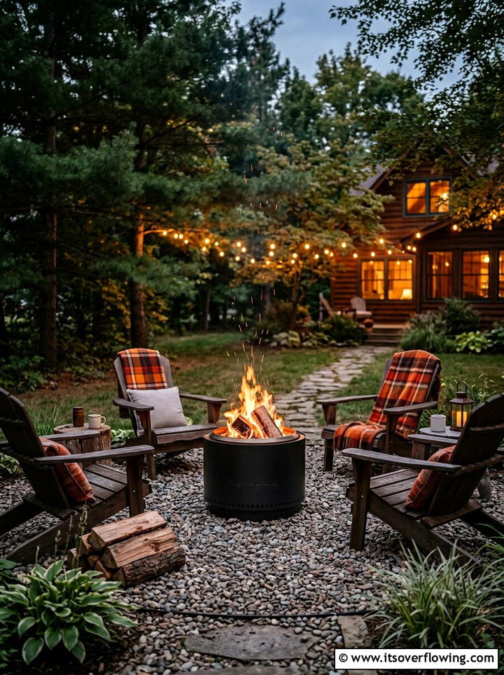 Portable Fire Pit - 25 small garden ideas for renters
