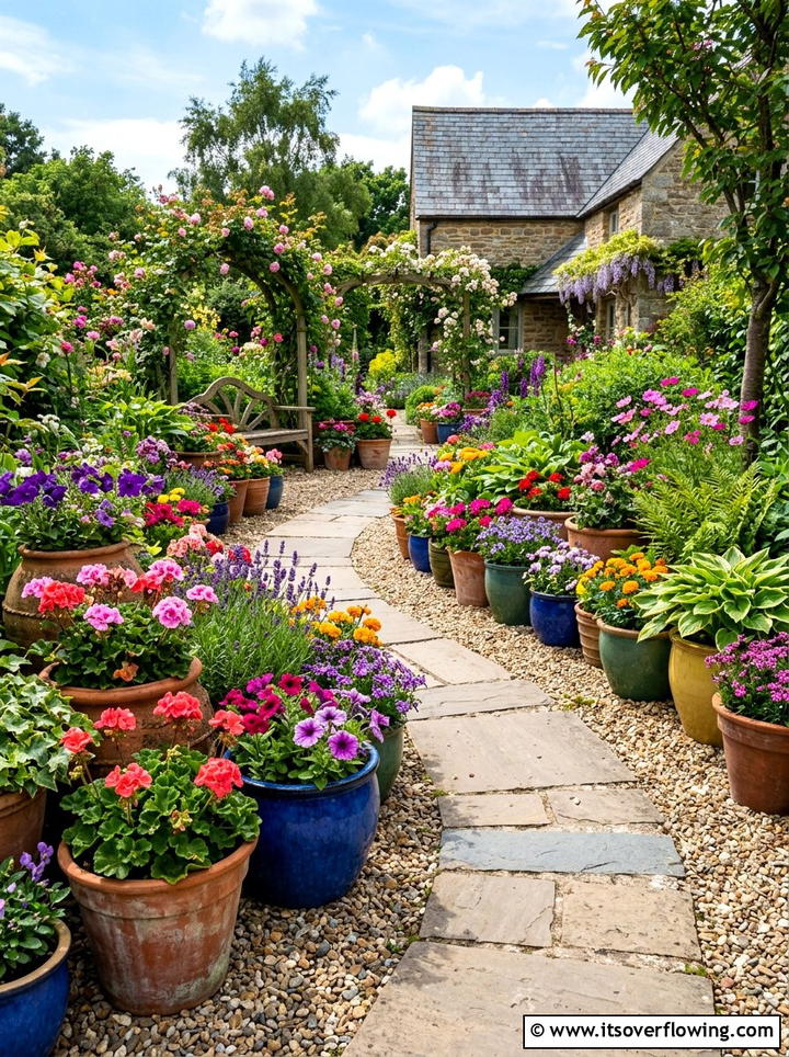 Pot And Container Garden - 25 garden ideas for side yards