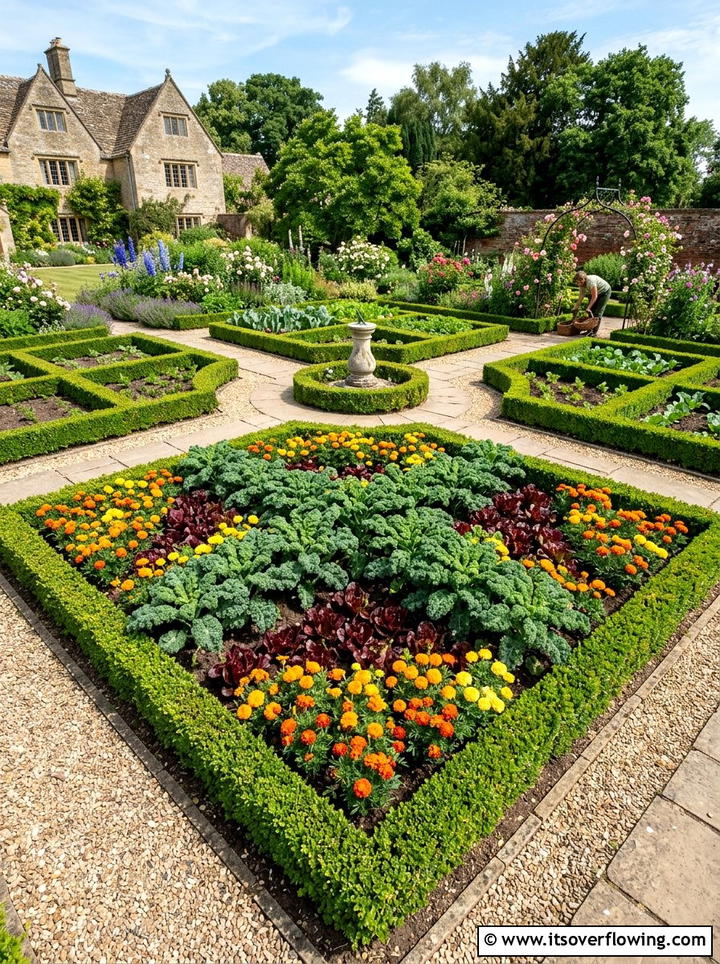 Potager Garden - 25 garden design ideas for cottage gardens
