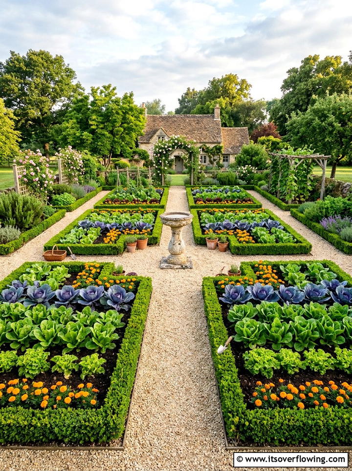 Potager Garden - 25 backyard ideas with vegetable garden