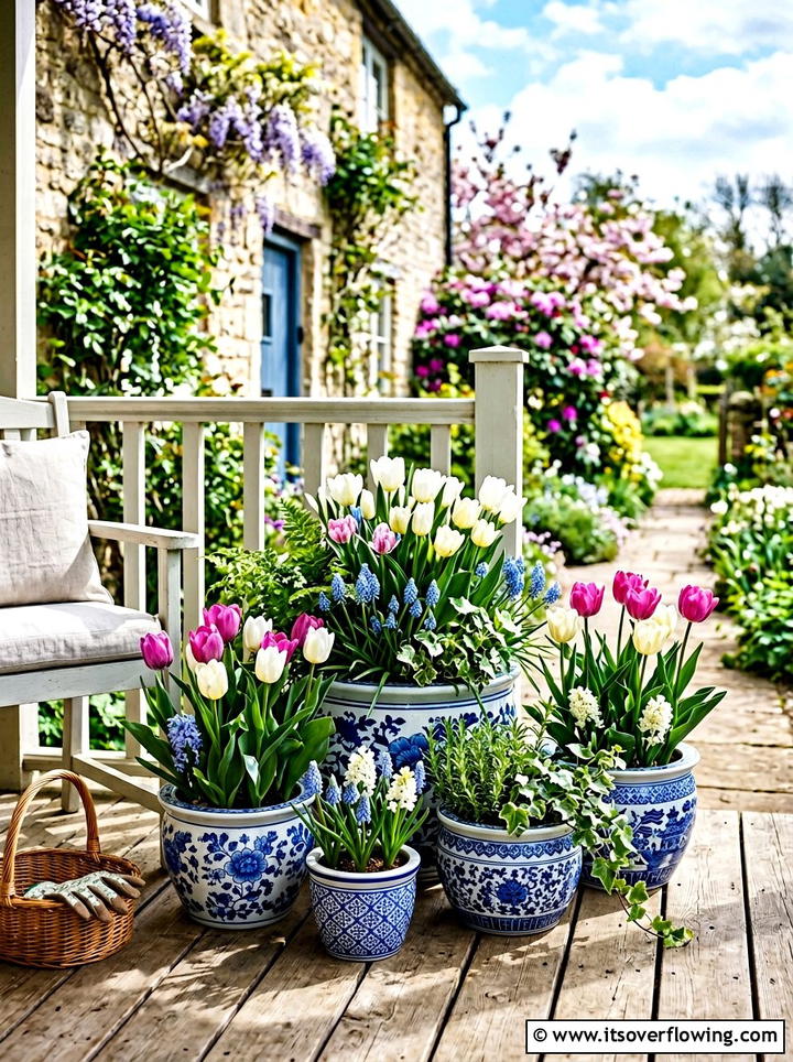 Potted Container Garden - 25 backyard ideas for spring makeovers