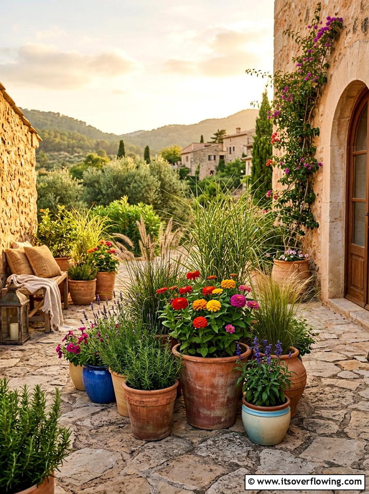 Potted Patio Plants - 25 small garden ideas