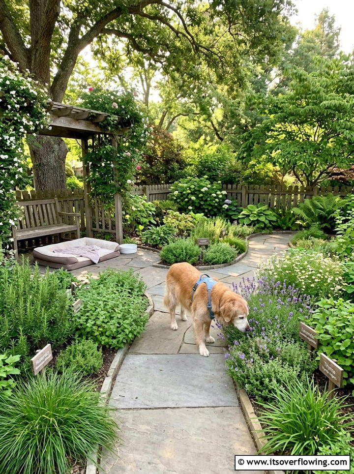 Potted herb garden for cats - 25 creative garden ideas with pet friendly plants