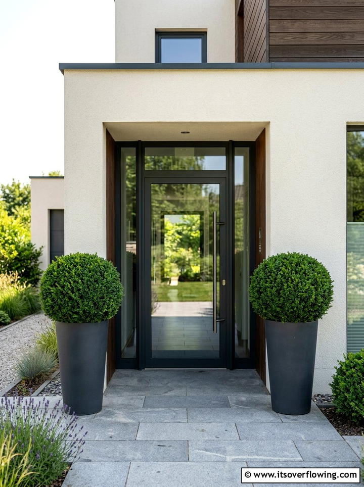 Potted topiary - 25 garden ideas for minimalist style