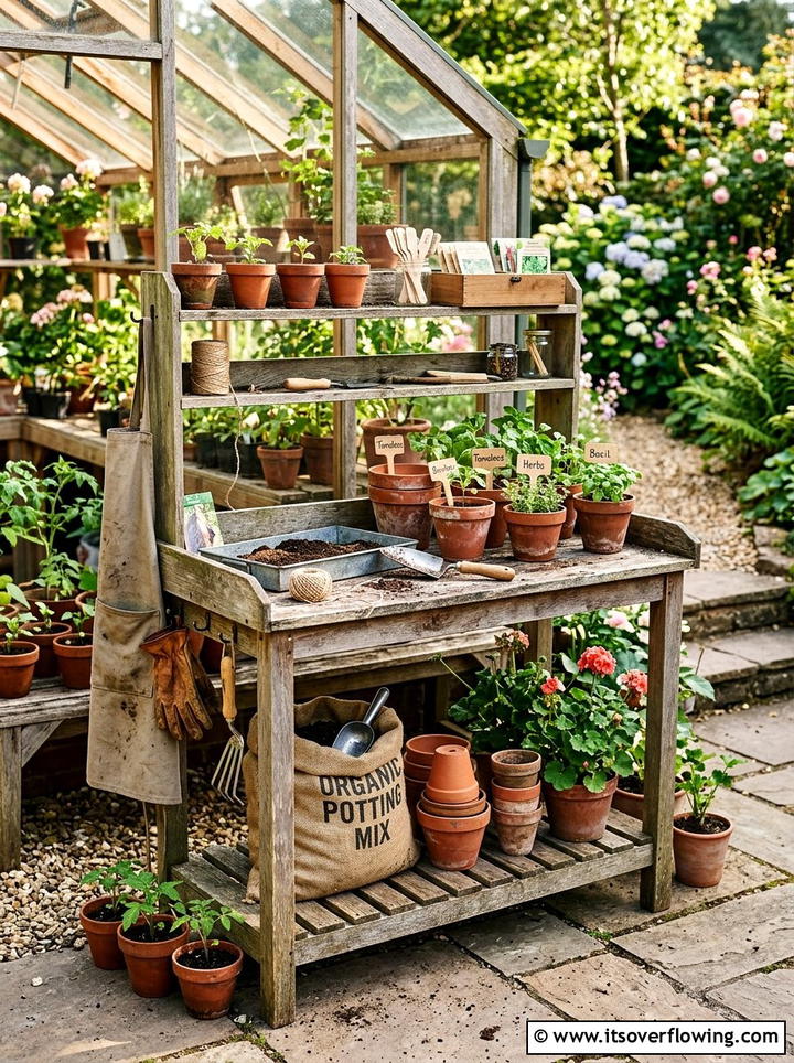 Potting Bench - 25 creative garden ideas