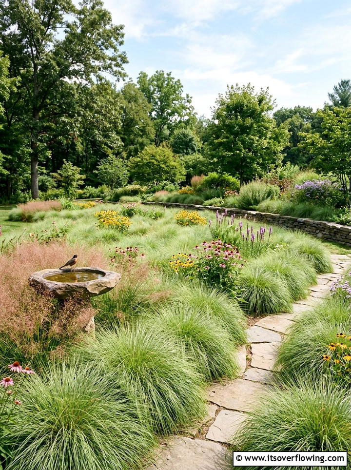 Prairie Dropseed Groundcover - 25 garden design ideas with native grasses