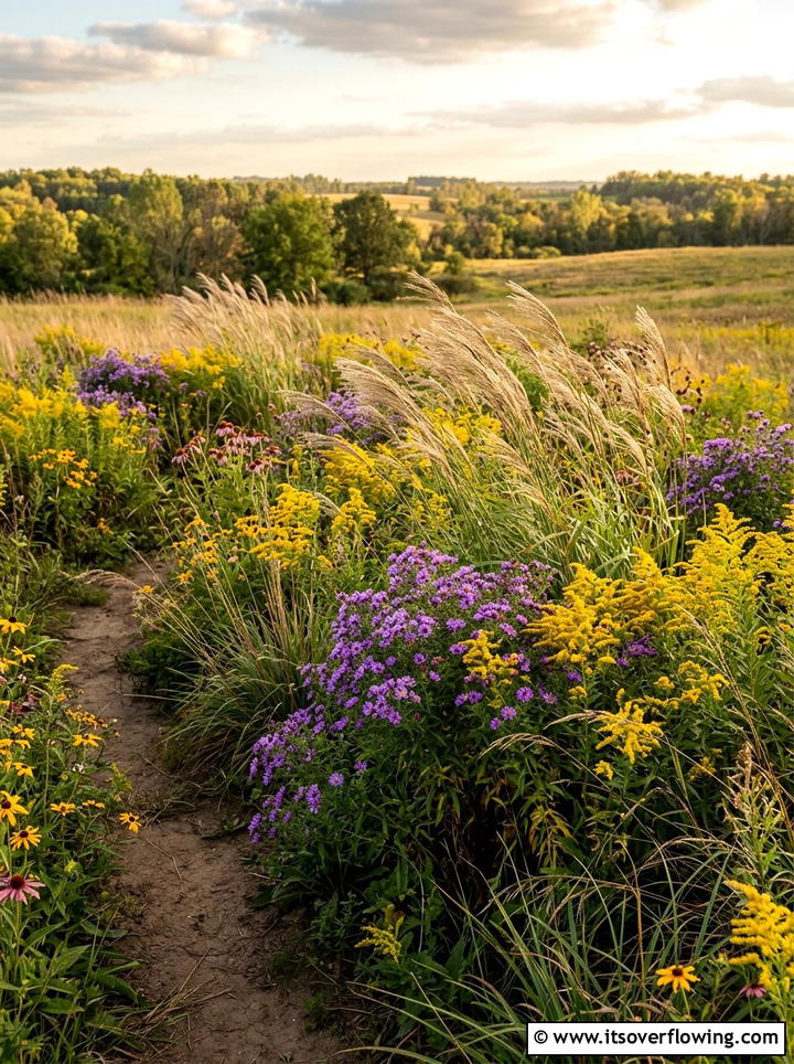 Prairie grass garden - 25 creative garden ideas with pollinator beds