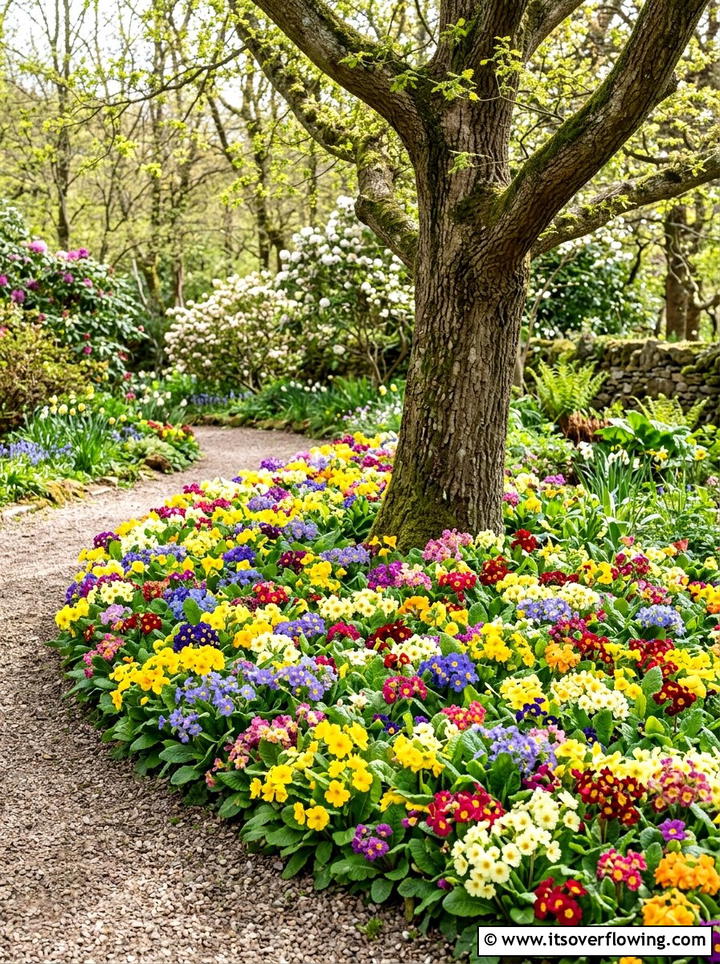 Primrose Garden - 25 garden design ideas with woodland plants