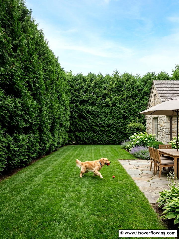 Privacy Hedge For Dogs - 25 backyard decorating ideas with pet friendly setup