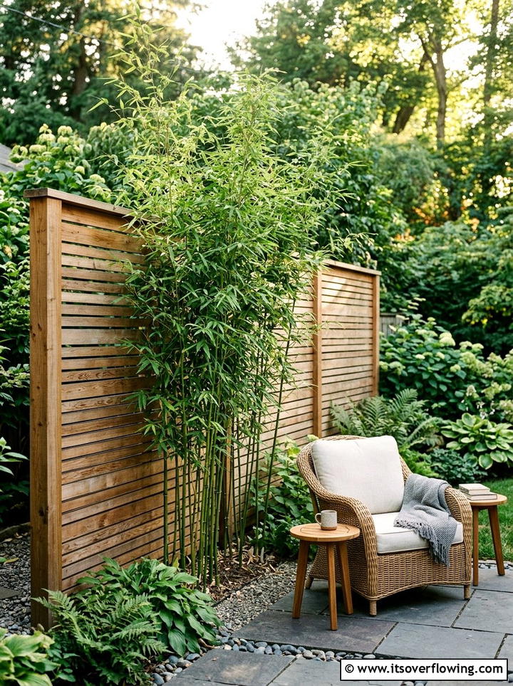 Privacy Screen - 25 backyard ideas