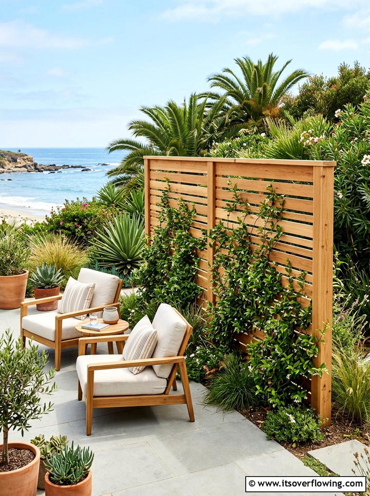 Privacy Screen - 25 small garden ideas for backyard