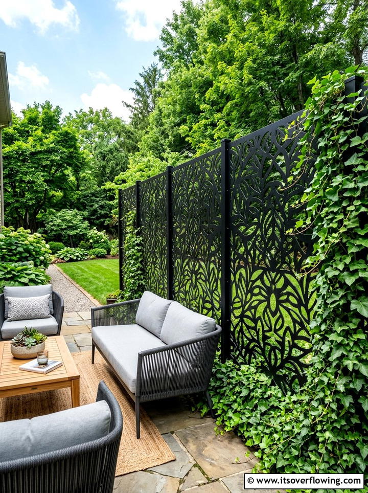 Privacy Screen - 25 backyard ideas for relaxing