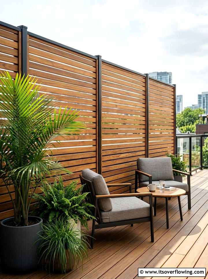 Privacy Screen - 25 backyard ideas for weekend projects