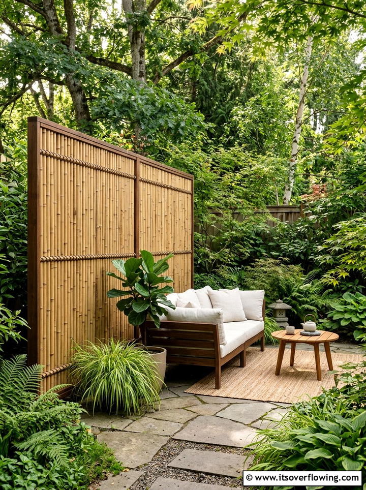 Privacy Screen - 25 backyard ideas on a budget