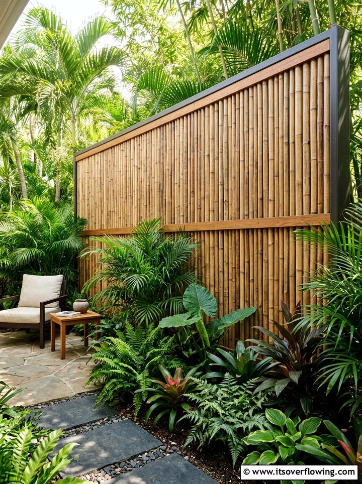 Privacy Screen - 25 creative garden ideas