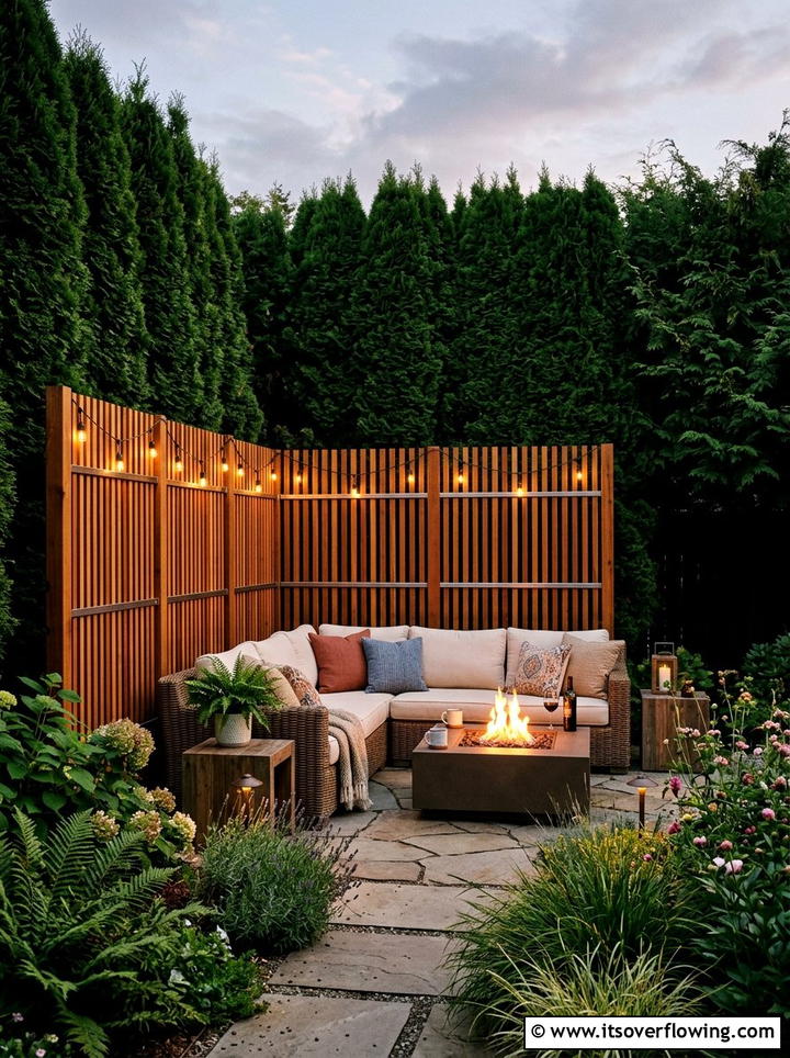Privacy Screen - 25 garden design ideas for patios
