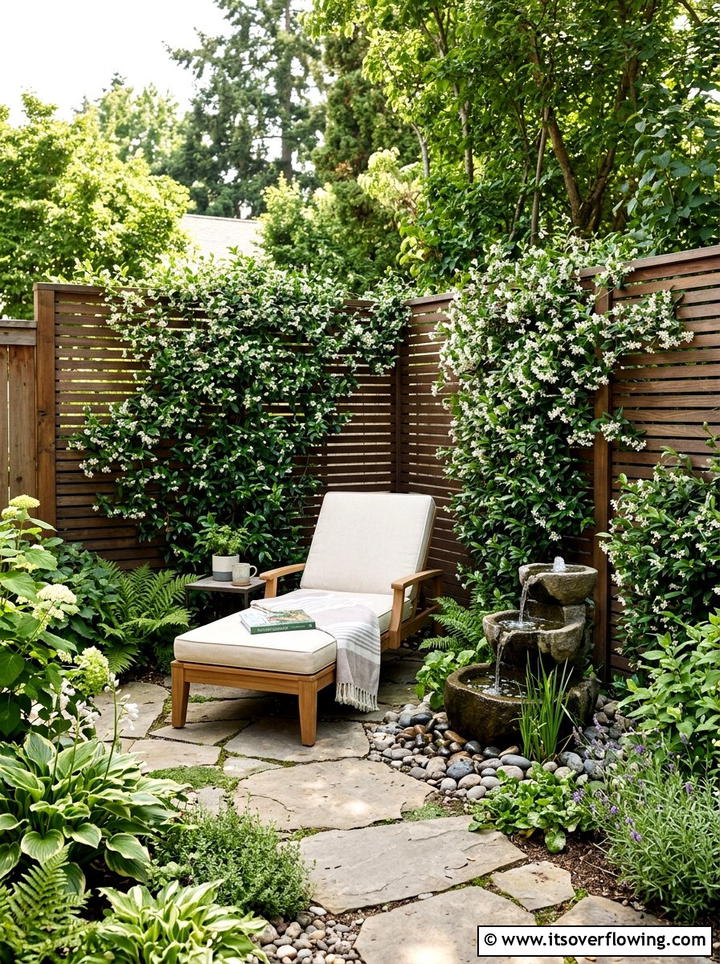 Privacy Screen Backyard - 25 backyard ideas with meditation corner