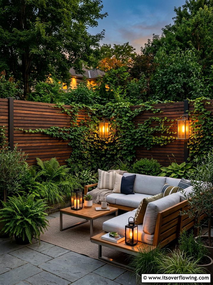 Privacy Screen Fence - 25 garden ideas for outdoor entertaining