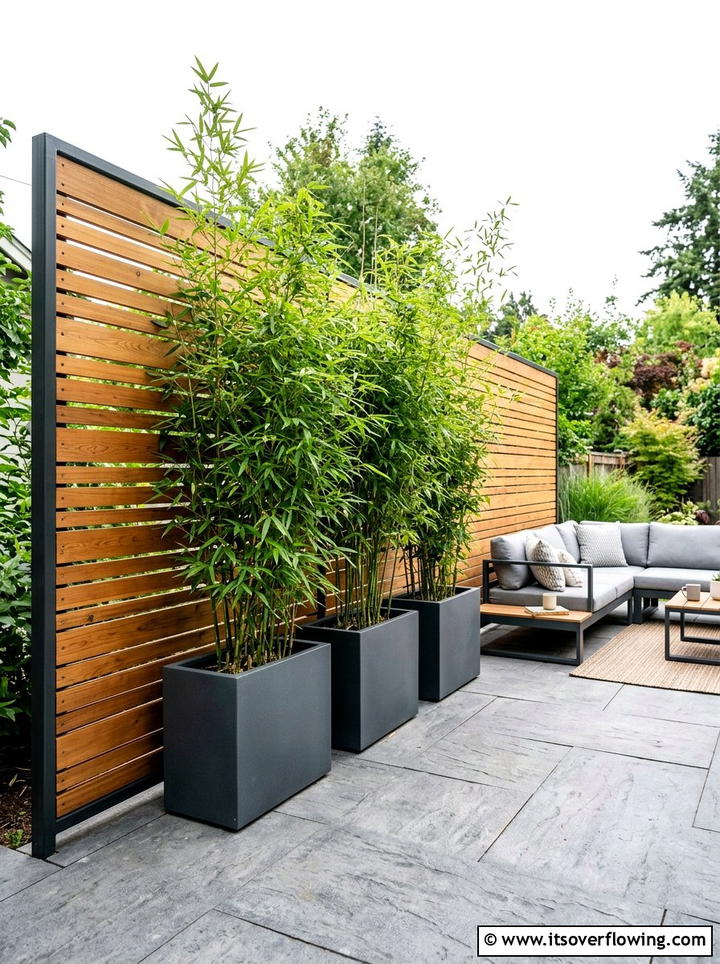 Privacy fence screen - 25 backyard ideas for suburban homes