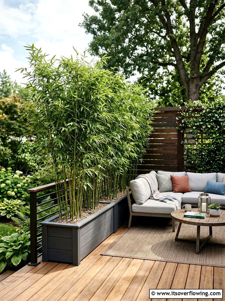 Privacy screen with plants - 25 garden design ideas with vertical gardens