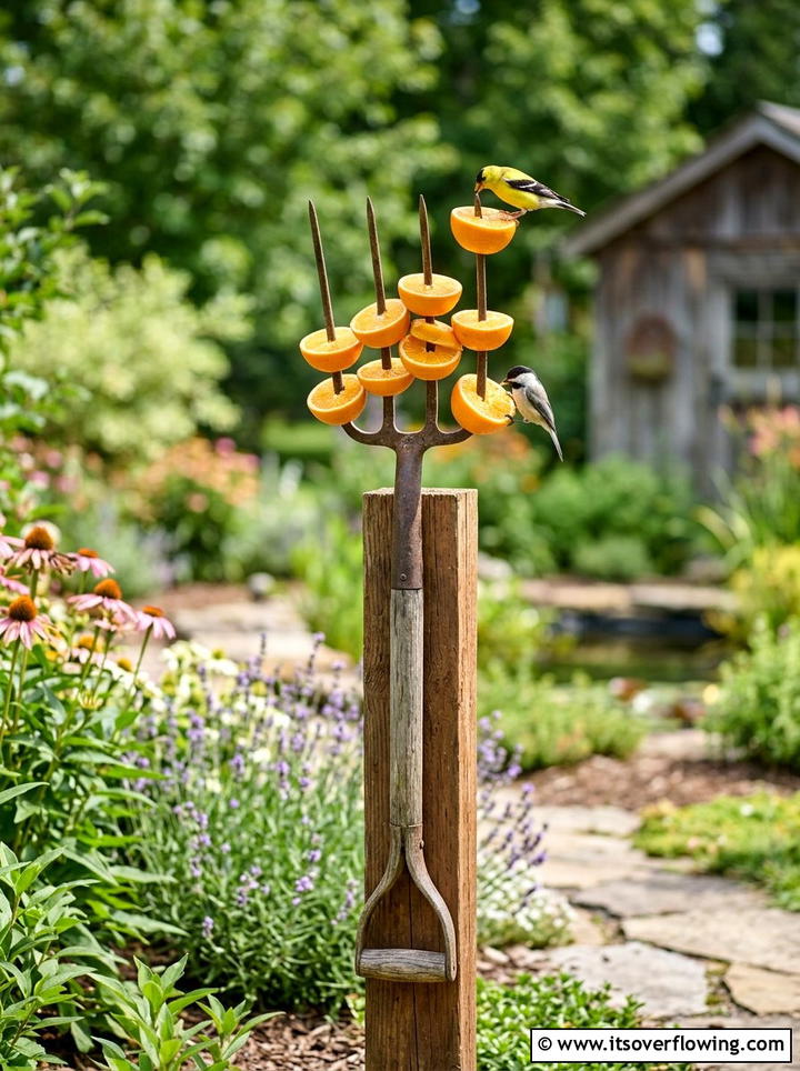 Pruning Shear Gate Latch - 25 recycled garden ideas with old tools