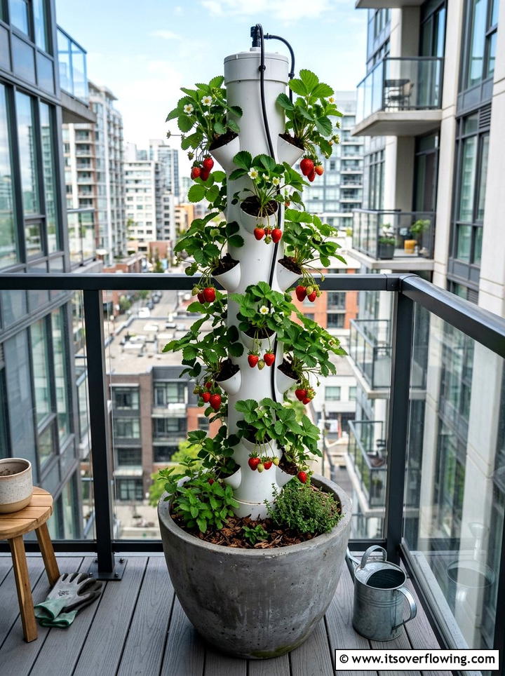 Pvc Pipe Planter - 25 upcycled garden ideas for renters
