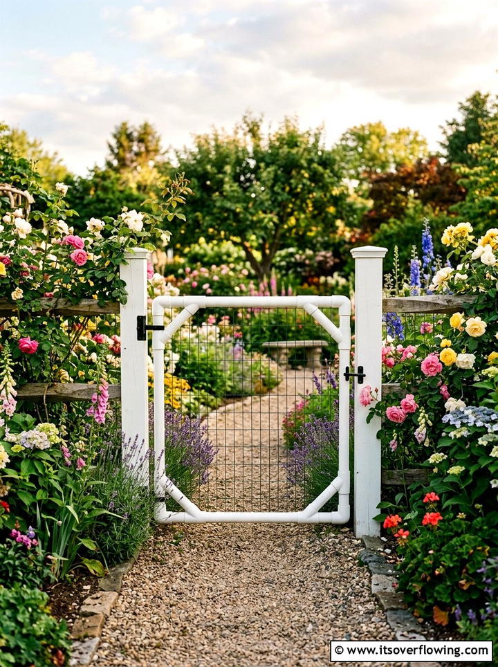 Pvc garden gate - 25 upcycled garden ideas with pvc pipes